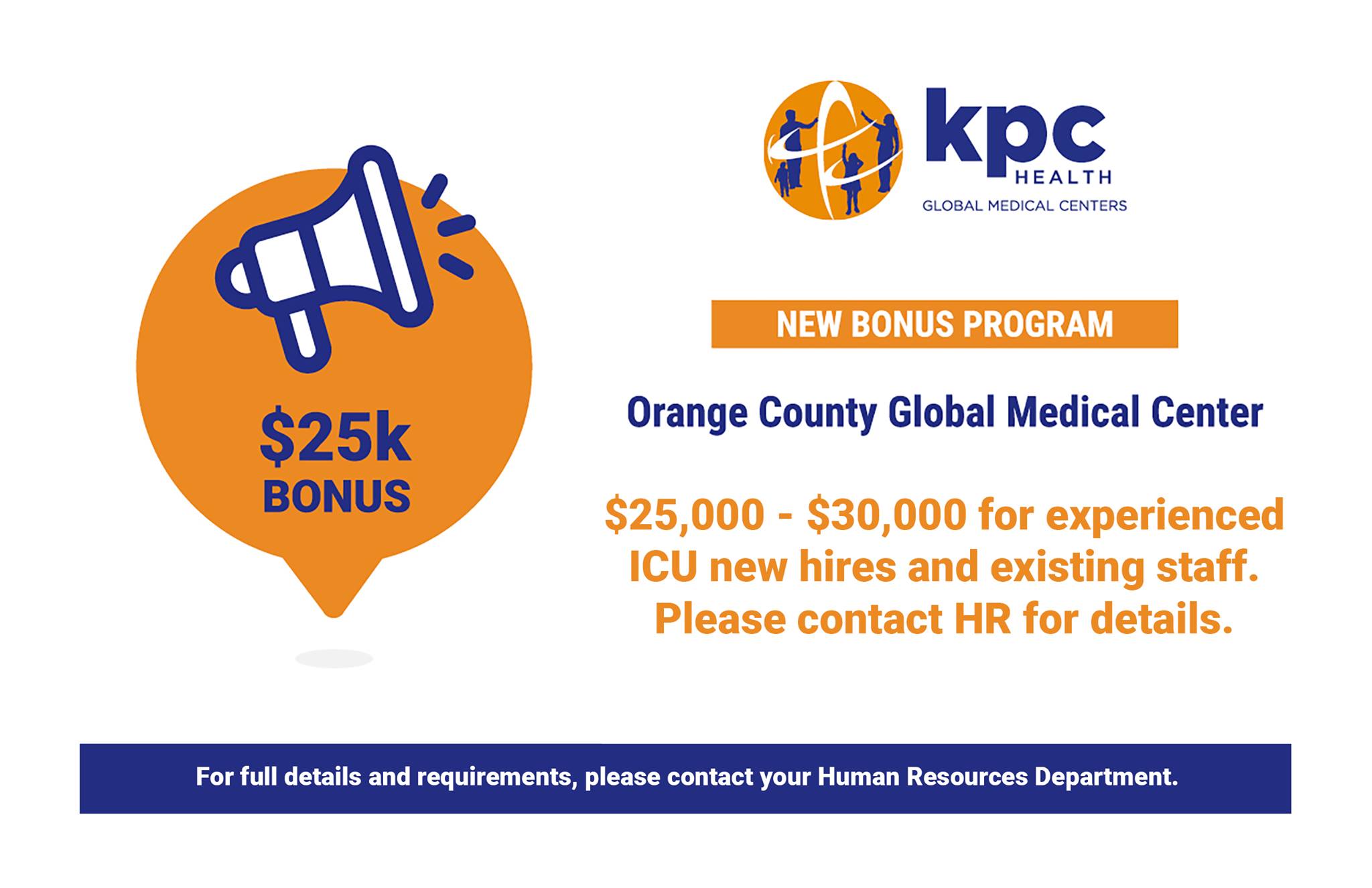 Careers New Bonus Program Orange County Global Medical Center